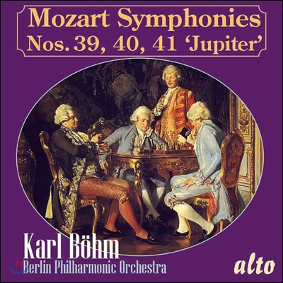 Karl Bohm 모차르트: 교향곡 39, 40, 41 '주피터' (Mozart Symphonies K.543, K.550, K.551 'Jupiter') 칼 뵘, 베를린 필하모닉