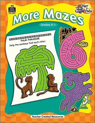 Start to Finish: More Mazes Grd K-1