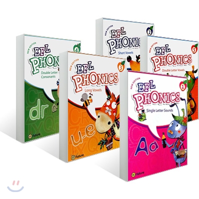 EFL Phonics 1-5 Student Book 세트 (New Edition)