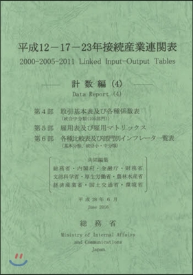 平12－17－23年接續産業 計數編 4