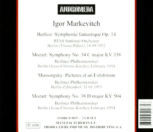 이고르 마르케비치의 1952-1954년 희귀 녹음 - 베를리오즈 / 무소르그스키 / 모차르트 (Igor Markevitch Rarities - Berlioz / Mussorgsky / Mozart)