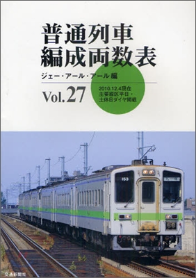 普通列車編成兩數表 Vol.27