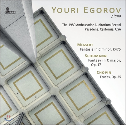 Youri Egorov 유리 에고로프 - 1980년 앰버서더 오디토리움 리사이틀 (The 1980 Ambassador Auditorium Recital)