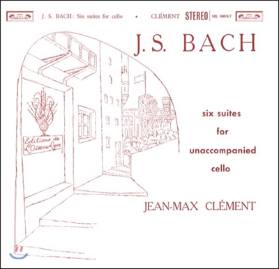 Jean-Max Clement 바흐: 무반주 첼로 모음곡 전곡집 - 장-막스 클레망 (Bach: 6 Cello Suites For Unaccompanied Cello) [2LP]