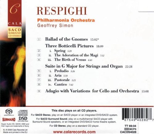 Geoffrey Simon 레스피기: 땅의 요정의 발라드 (Respighi: Ballad of The Gnomes, Three Botticelli Pictures)