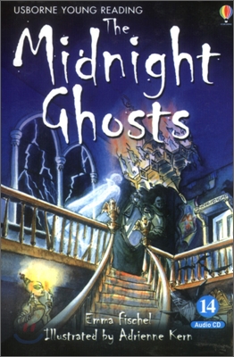 Usborne Young Reading Audio Set Level 2-14 : Midnight Ghosts (Book &amp; CD)