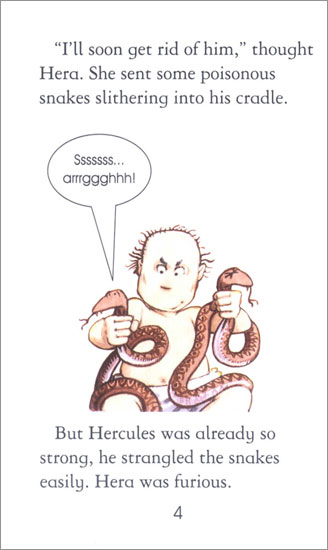 Usborne Young Reading Audio Set Level 2-03 : The Amazing Adventures of Hercules (Book & CD)