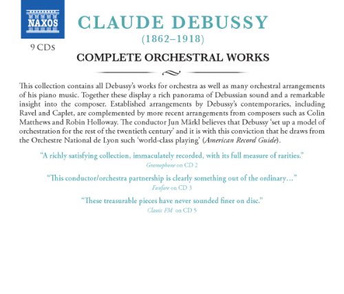 Jun Markl 드뷔시: 관현악 작품 전곡집 (Debussy: Complete Orchestral Works)