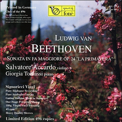 베토벤 : 바이올린 소나타 &quot;봄&quot; - 아카르도