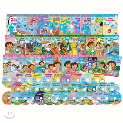 Nickelodeon Reading Library : 도라 + 디에고 + 블루 시리즈 전체 세트 (Book & CD)