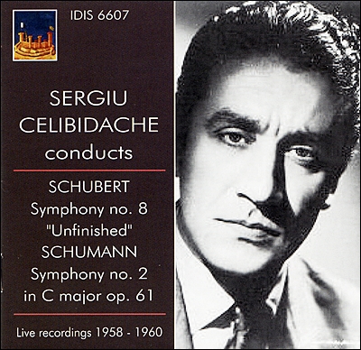 Sergiu Celibidache 슈베르트: 교향곡 8번 &#39;미완성&#39; /  슈만: 교향곡 2번