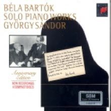 Gyorgy Sandor - Bartok : Solo Piano Works (4CD BOX SET/수입/sx4k68275)