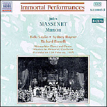 Maurice Abravanel - Massenet : Manon (3CD/수입/81100035)