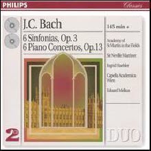 Eduard Melkus, Neville Marriner - J.C. Bach: 6 Sinfonias (2CD/dp4723)
