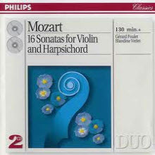 Gerard Poulet, Blandine Verlet - Mozart : 16 Sonatas (2CD/dp2750)