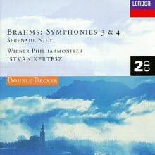 Istvan Kertesz - Brahms : Symphonies Nos.3, 4 (2CD/수입/4482002)