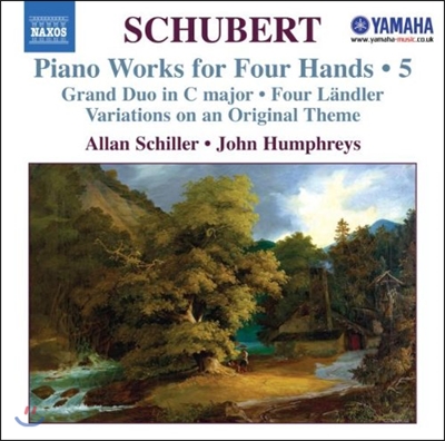 Allan Schiller / John Humphreys 슈베르트: 네 손을 위한 피아노 작품 5집 - 그랜드 듀오, 랜들러, 변주곡 (Schubert: Piano Works for Four Hands 5)