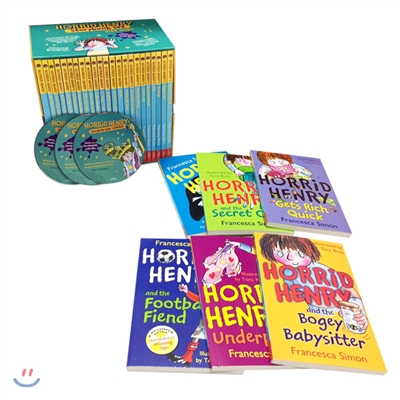 호리드 헨리 스토리북 세트 Horrid Henry Storybook Set (도서 23권+MP3CD 3장)