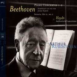 Beethoven : Piano ConcertoㆍPiano Sonata / Haydn : Andante &amp; Variations : Arthur Rubinstein