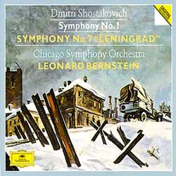 Shostakovich : Symphony No.1 & 7 'Leningrad' : Leonard Bernstein