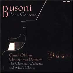 Busoni : Concerto in C Major For Piano And Orchestra : OhlssonㆍDohnanyiㆍThe Cleveland Orchestra