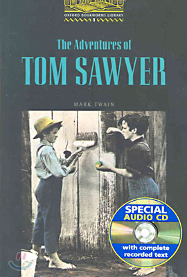 Oxford Bookworms Library 1 The Adventures of Tom Sawyer : Book + Audio CD