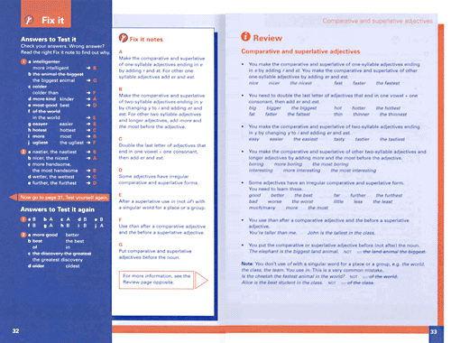 Test it Fix it English Grammar : Pre-Intermediate