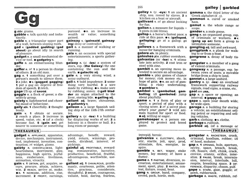 Oxford Mini Dictionary, Thesaurus & WordPower Guide
