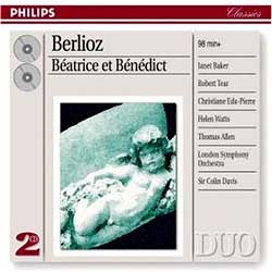 Berlioz : Beatrice Et Benedict : BakerㆍTearㆍEda-PierreㆍWattsㆍLSOㆍColin Davis