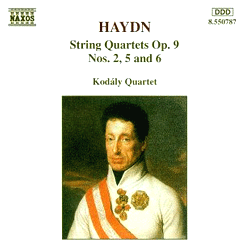 Kodaly Quartet 하이든: 현악 사중주 (Haydn: String Quartet Op.9 Nos.2, 5, 6)