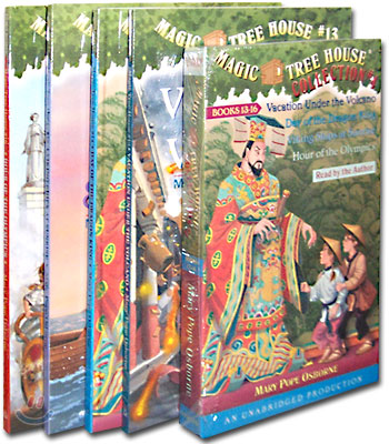 Magic Tree House Set #4 (Book + Tape 13-16)