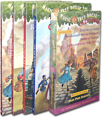 Magic Tree House Set #6 (Book + Tape 21-24)