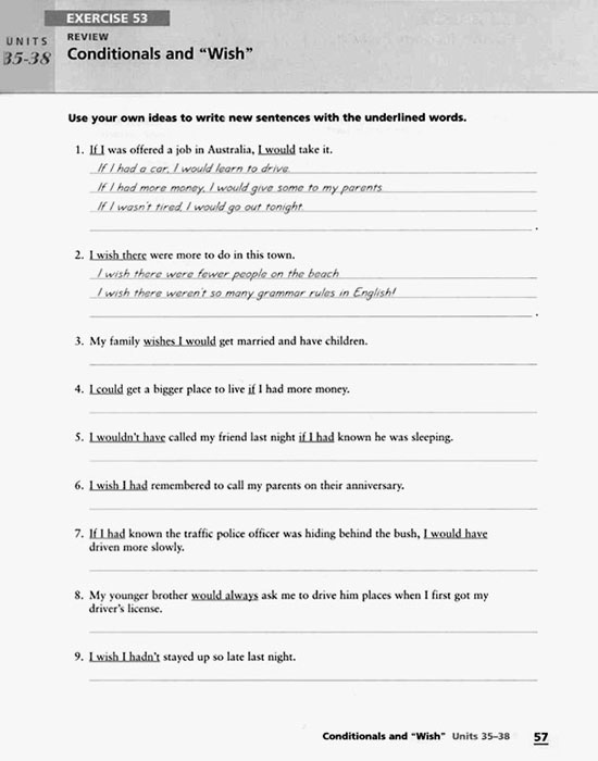 Grammar in Use Intermediate Workbook with Answers