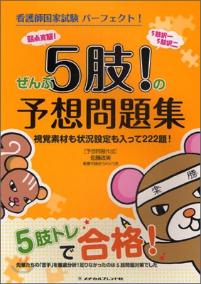 看護師國家試驗パ-フェクト!ぜんぶ5肢!の予想問題集