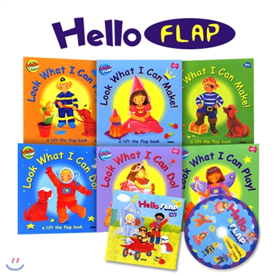 [Autumn]Hello FLAP 헬로 플랩(8종-본책6권+해설서1권+CD1장)-a lift the flap book