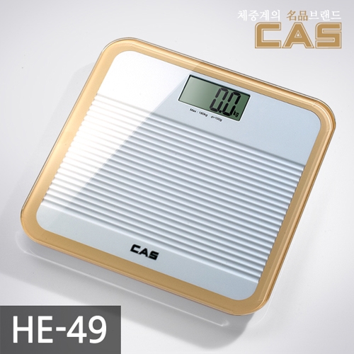 카스(CAS) 프리미엄 3D디자인 디지털 체중계 HE-49