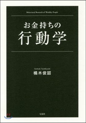 お金持ちの行動學