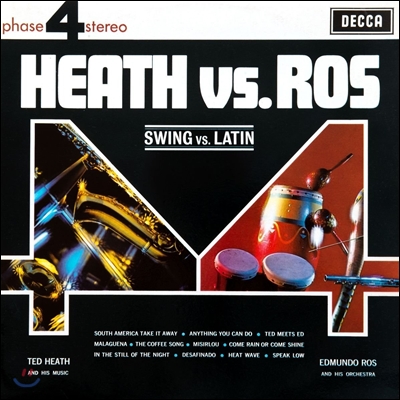 Ted Heath / Edmundo Ros 테드 히스와 에드문도 로스 1, 2집 - 스윙 대 라틴 (Heath VS. Ros - Swing VS. Latin) [2LP]