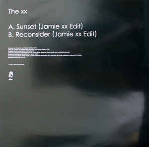 The XX (디 엑스엑스) - Jamie XX Edits (제이미 엑스엑스 에디트) [12인치 싱글 EP]