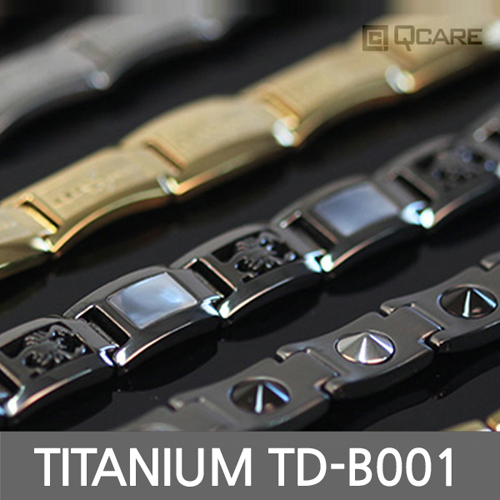 사노피아 티타늄 게르마늄 자석 팔찌 TD-B001 (다크그레이)