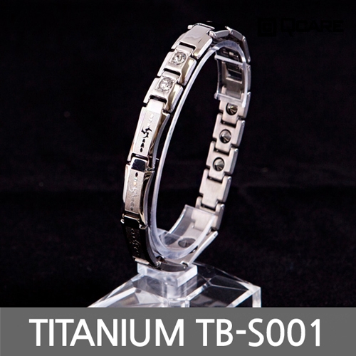사노피아 티타늄 게르마늄 자석 팔찌 TB-S001 (실버)