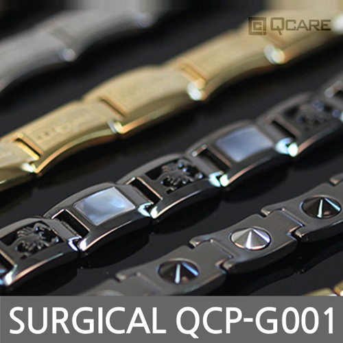 사노피아 써지컬 게르마늄 자석 팔찌 QCP-G001 (골드)