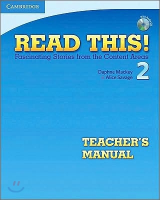 Read This! Level 2 Teacher's Manual: Fascinating Stories from the Content Areas [With CD (Audio)]