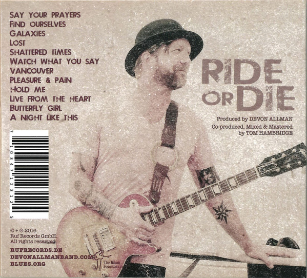 Devon Allman (데본 올맨) - Ride Or Die