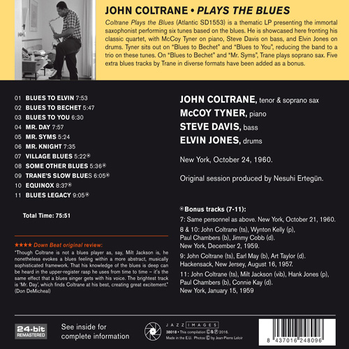 John Coltrane Quartet (존 콜트레인 쿼텟) - Plays The Blues