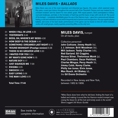 Miles Davis (마일즈 데이비스) - Ballads