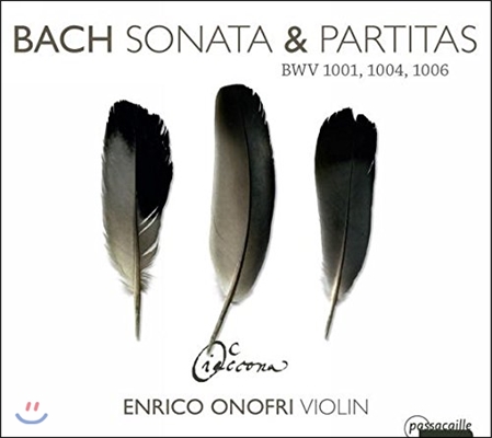 Enrico Onofri 바흐: 무반주 바이올린 소나타 1번, 파르티타 2-3번 (J.S. Bach: Sonatas & Partitas BWV1001, 1004 & 1006) 엔리코 오노프리