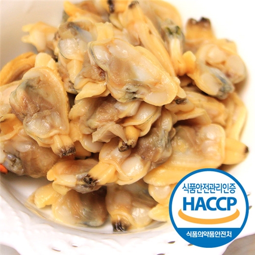 [HACCP] 탱글탱글한 바지락살 400g(실중량)x4팩