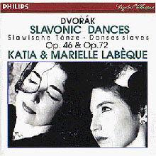 Katia &amp; Marielle Labeque - Dvorak : Slavonic Dances (수입/4262642)