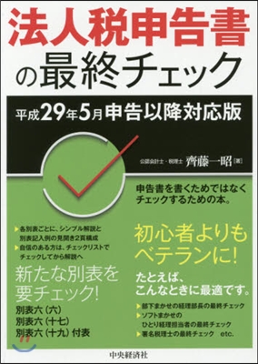 法人稅申告書の最終チェック